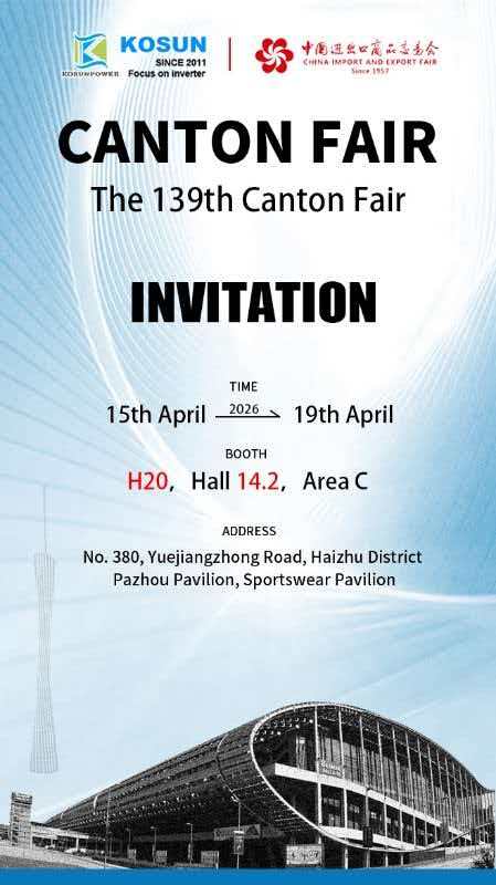 KOSUN va fi expus la cel de-al 139-lea Târg de Canton